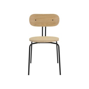Curious Dining Chair Oak/Black Metal Summer Shine