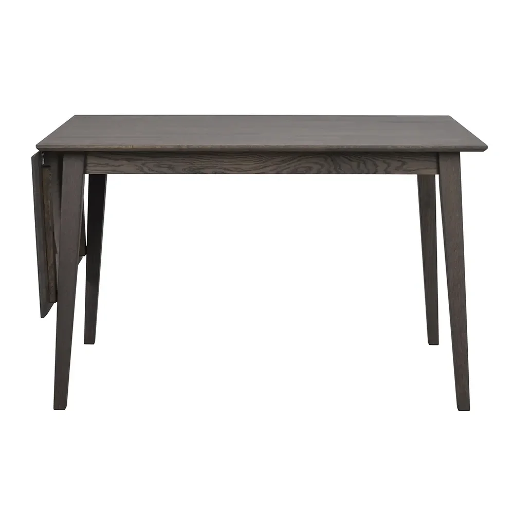 Filippa drop leaf table 120-165x80 cm dark brown oak