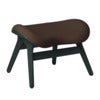 A Conversation Piece Ottoman Footstool Black Oak/Teddy Brown