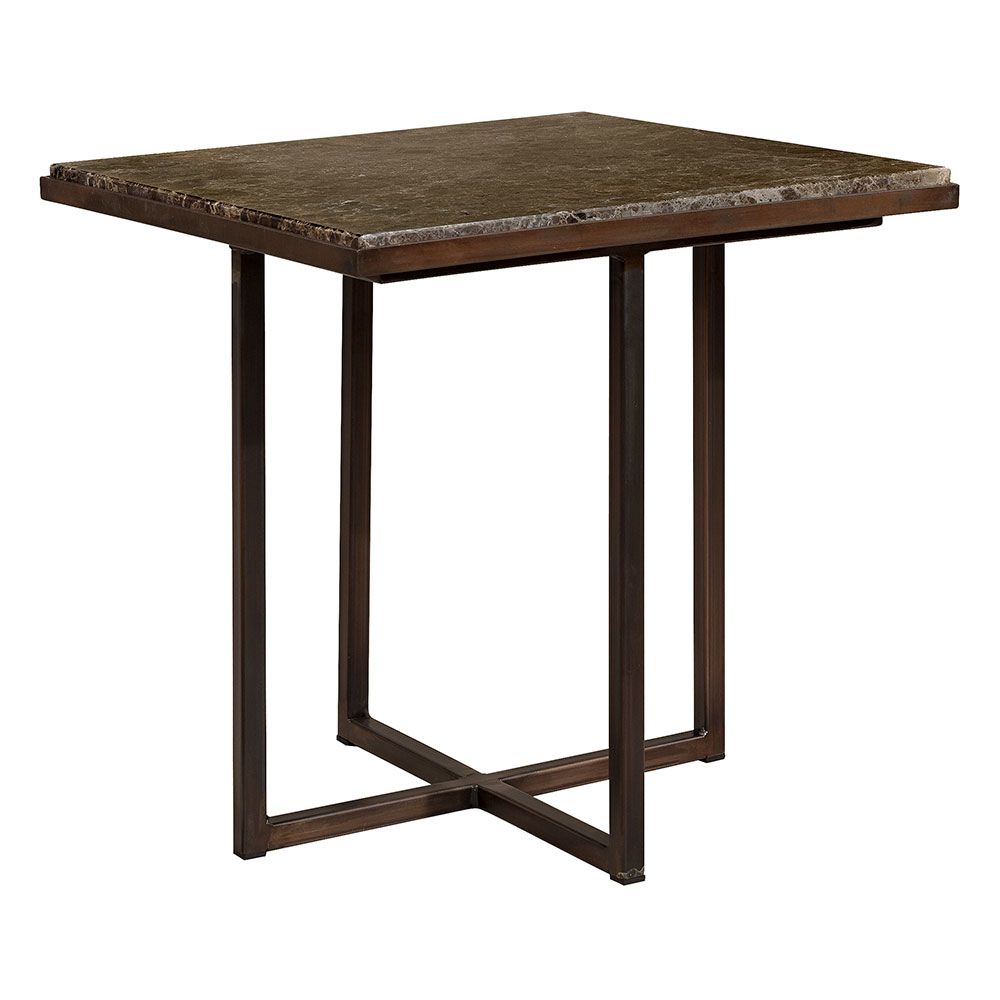 Scala Coffee Table Brown Marble 50X50 Cm