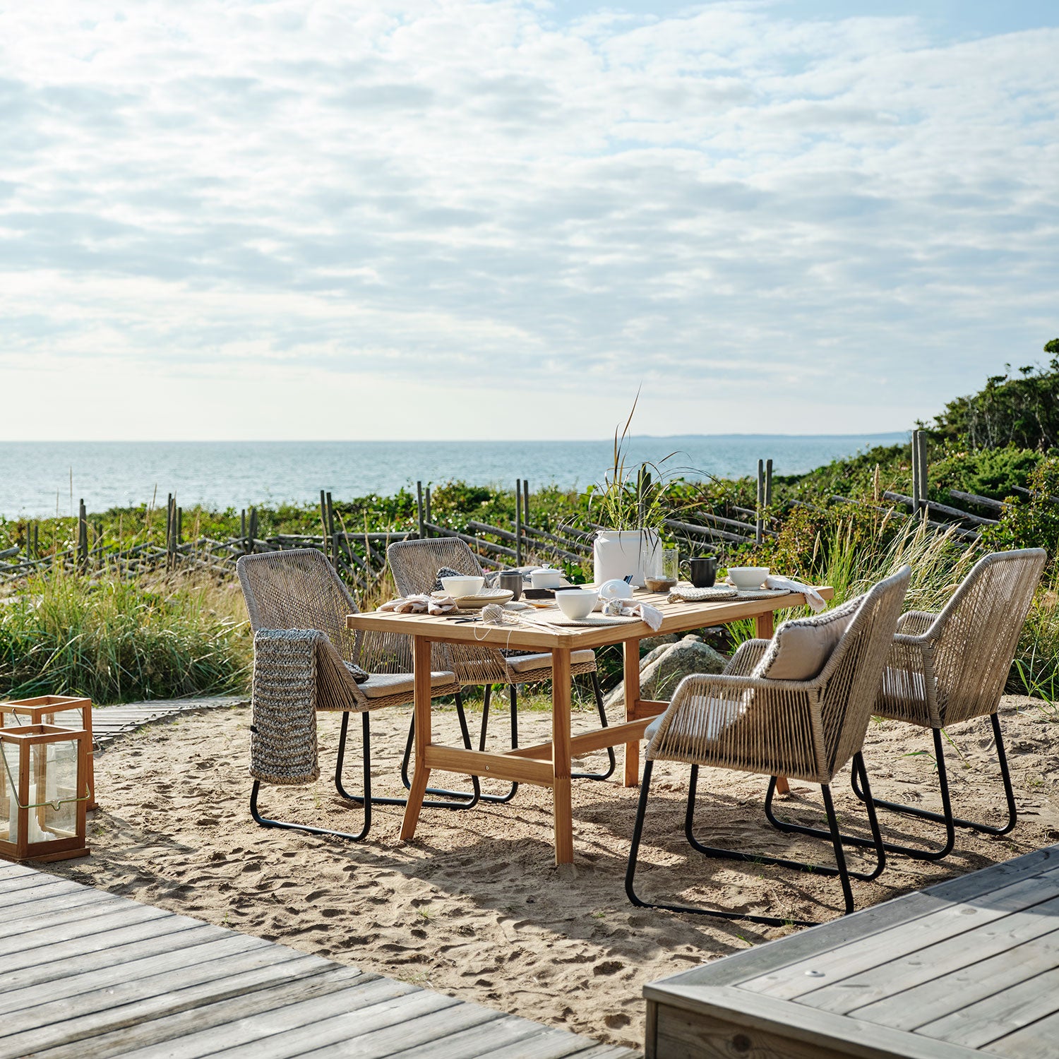 Kornell dining table 100x200 cm natural teak