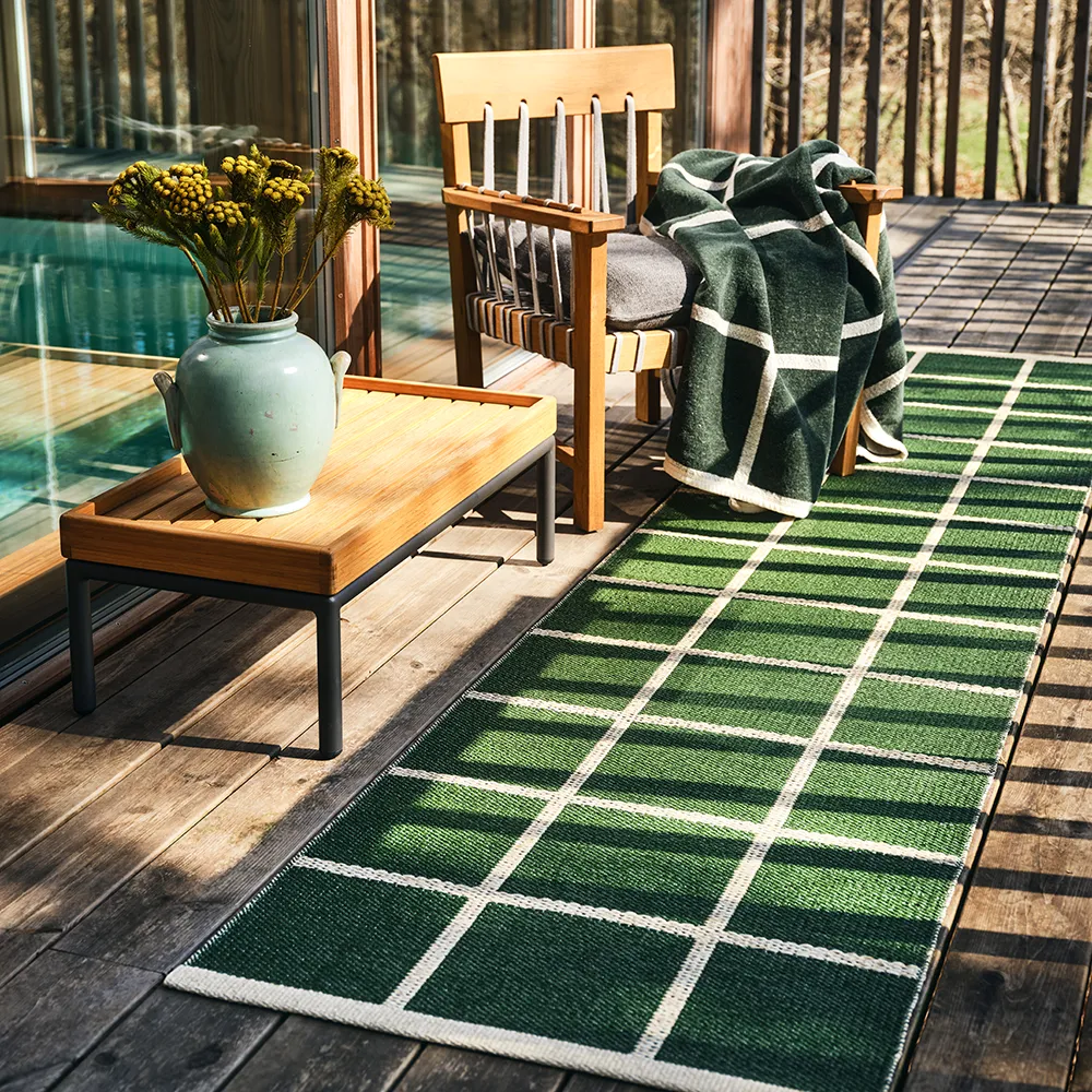 Woven Rug Criss Leaf 70x300 cm