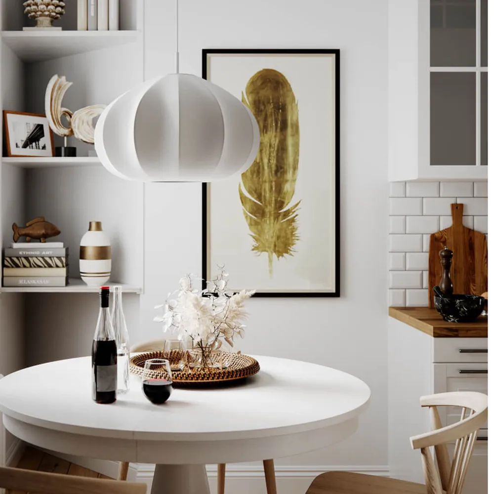 Ebba ceiling light Ø50cm white