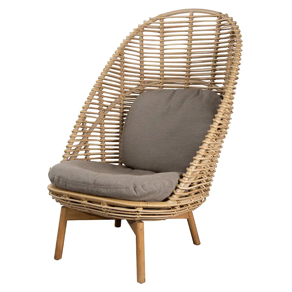 Hive cushion set Taupe for hanging/lounge chair/highback armchair