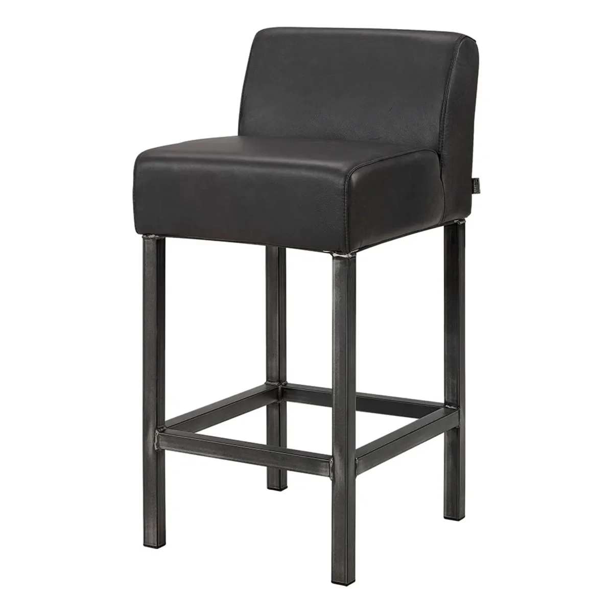 Stacey bar stool leather Anthracite