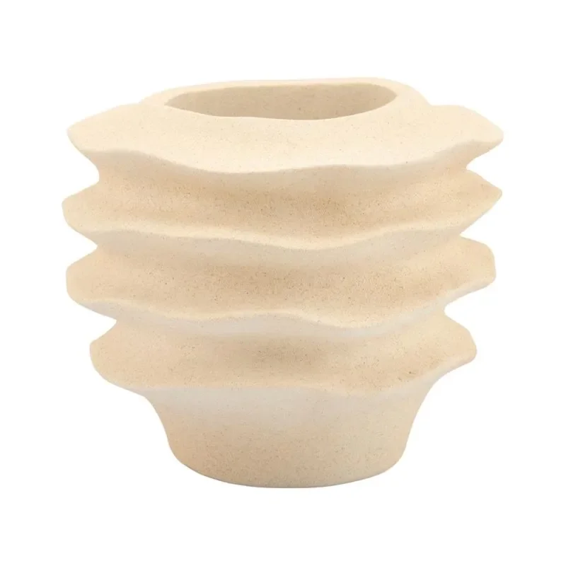 Riva small Planter 40x40x30 cm Polyresin White