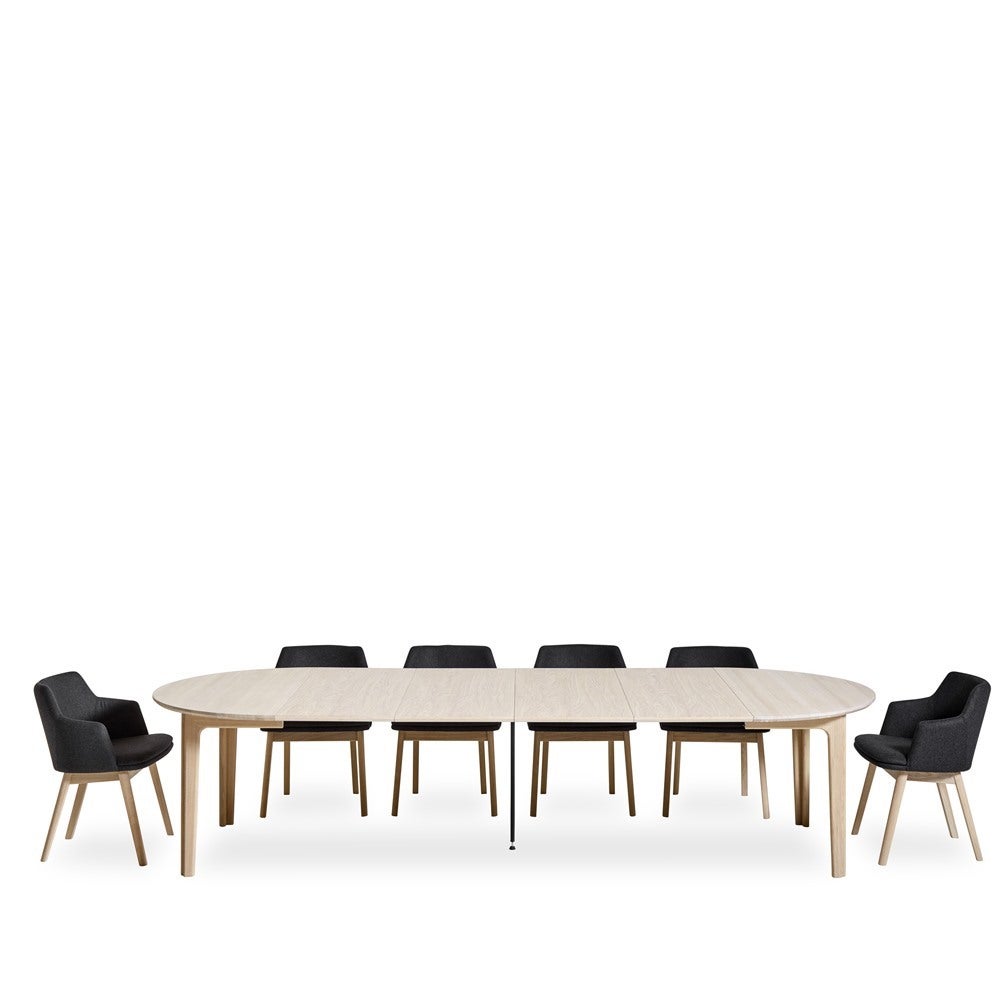 Sm112 dining table Oak White Oil/White Laminate