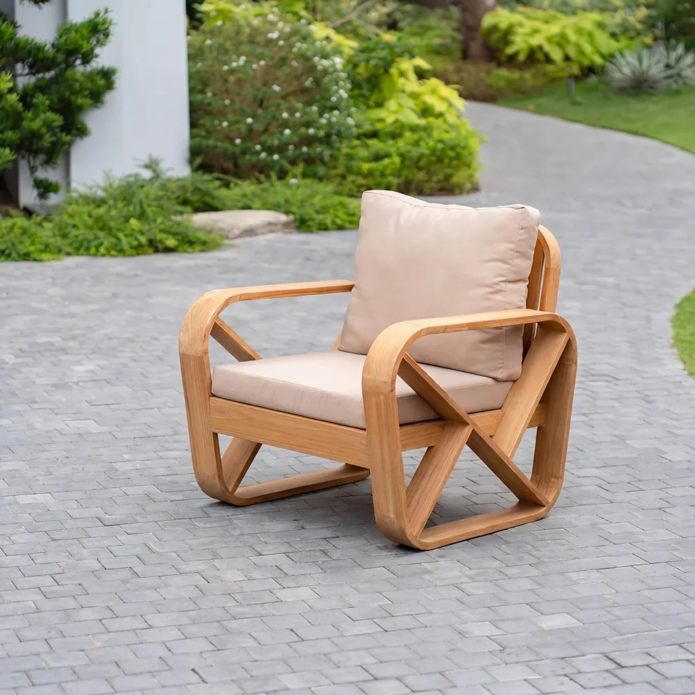 Bålamöllan lounge chair incl. cushions white