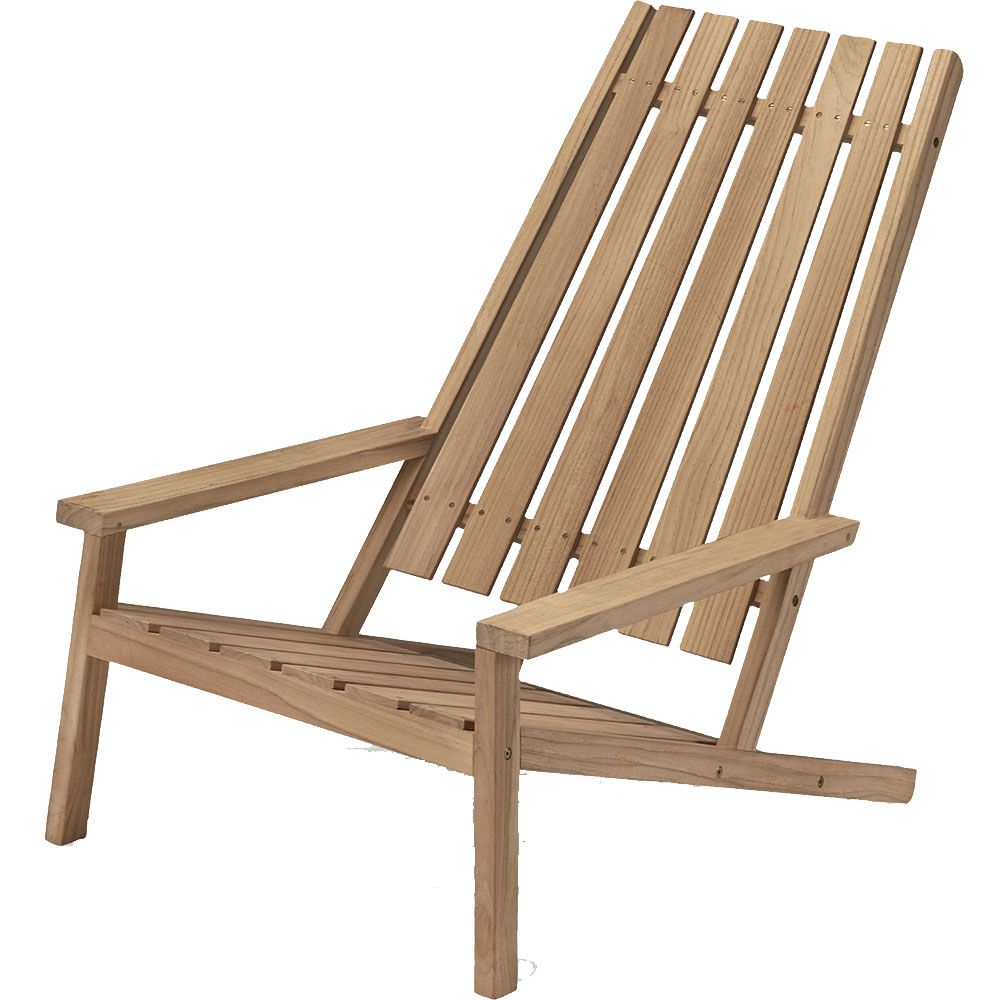 Between Lines Deck Chair Teak