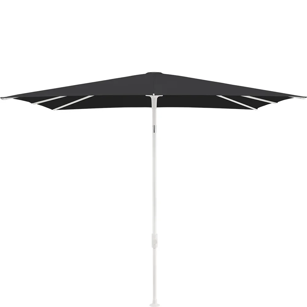 Smart parasol 200x200 cm matt white Cat.4 408 Black