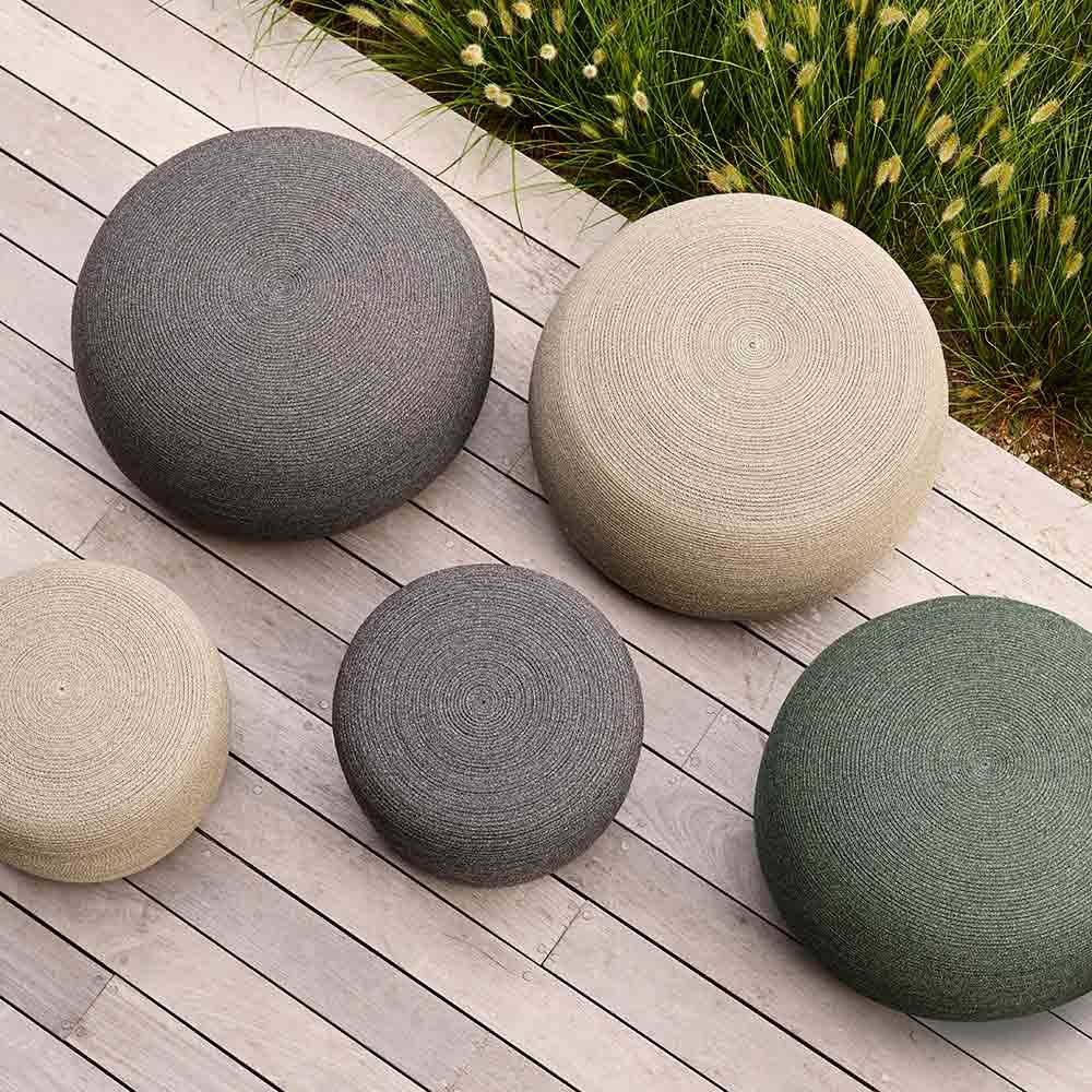 Stool Circle Round Dark Grey