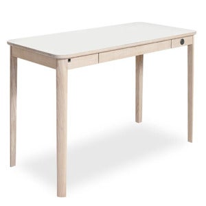 Sm131 Desk Oak White Oil/White Laminate 115X55X74cm