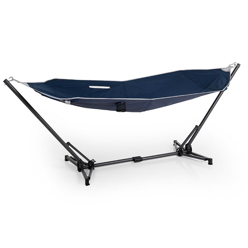 Hire hammock with stand blue