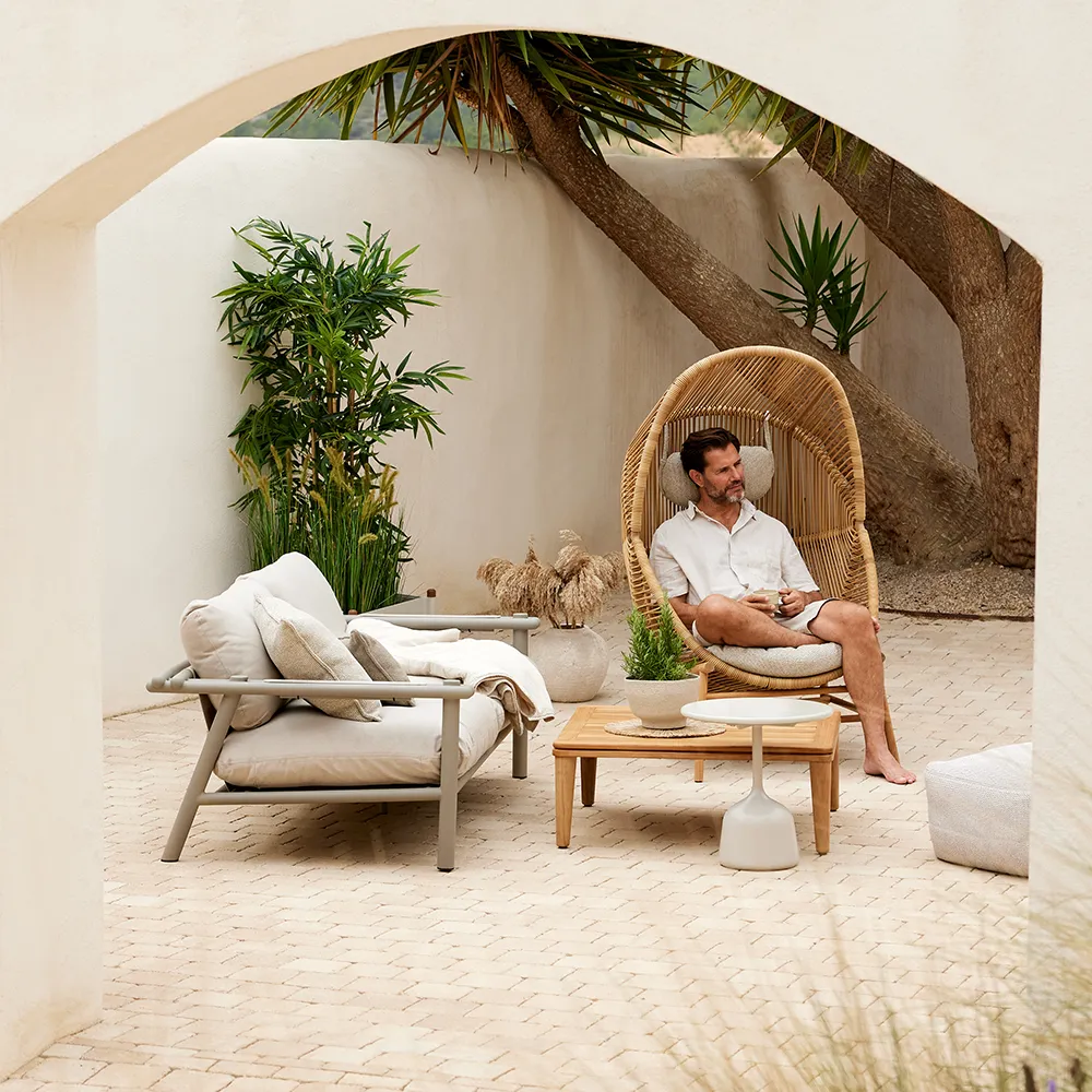 Sticks 2 seater sofa Taupe