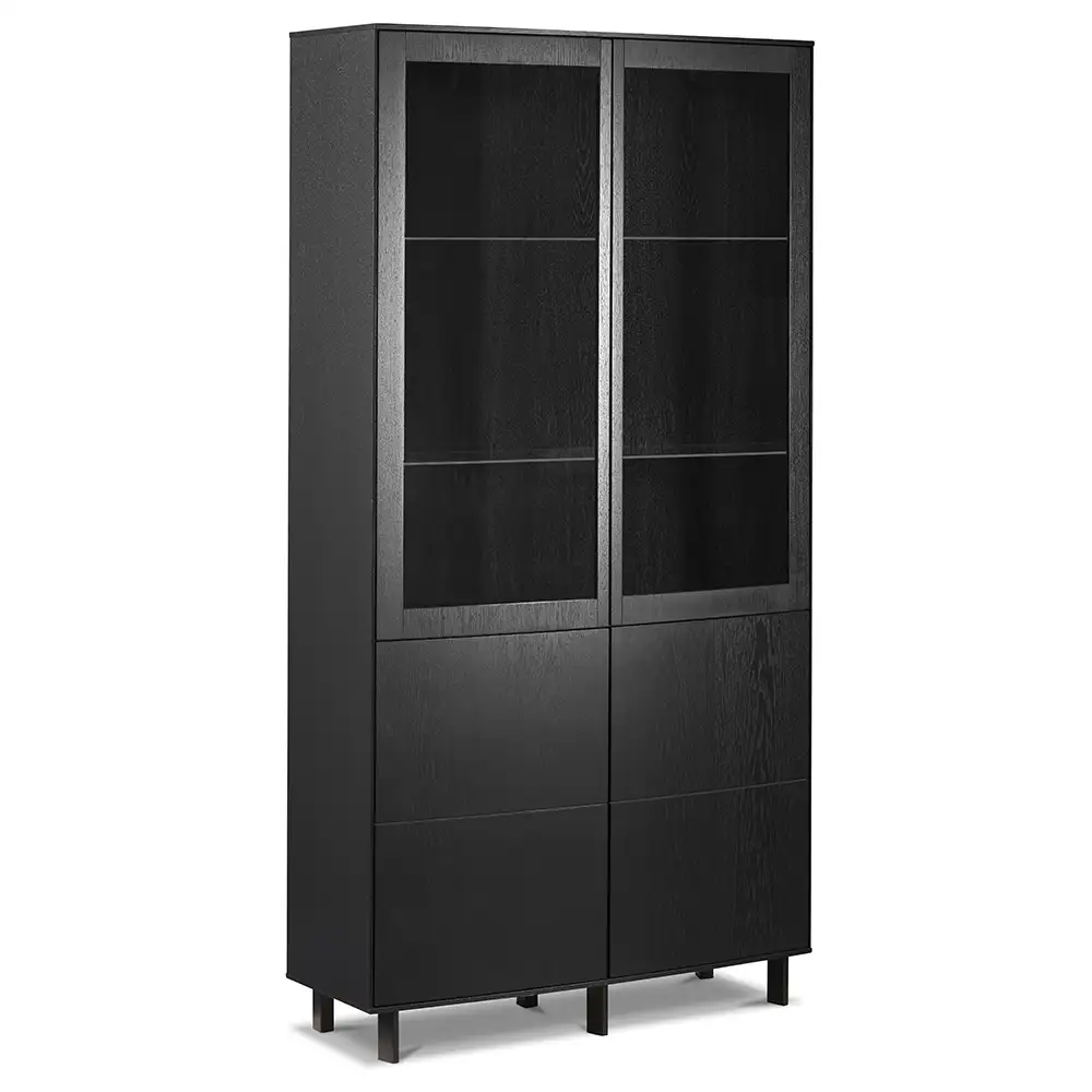 SM410 Cabinet Black lacquered Oak