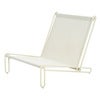 Blixt armchair  Pearl white / Teddy orange