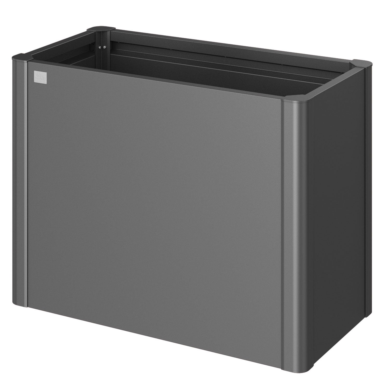 Belvedere planting bed maxi size 100 metallic dark grey Biohort