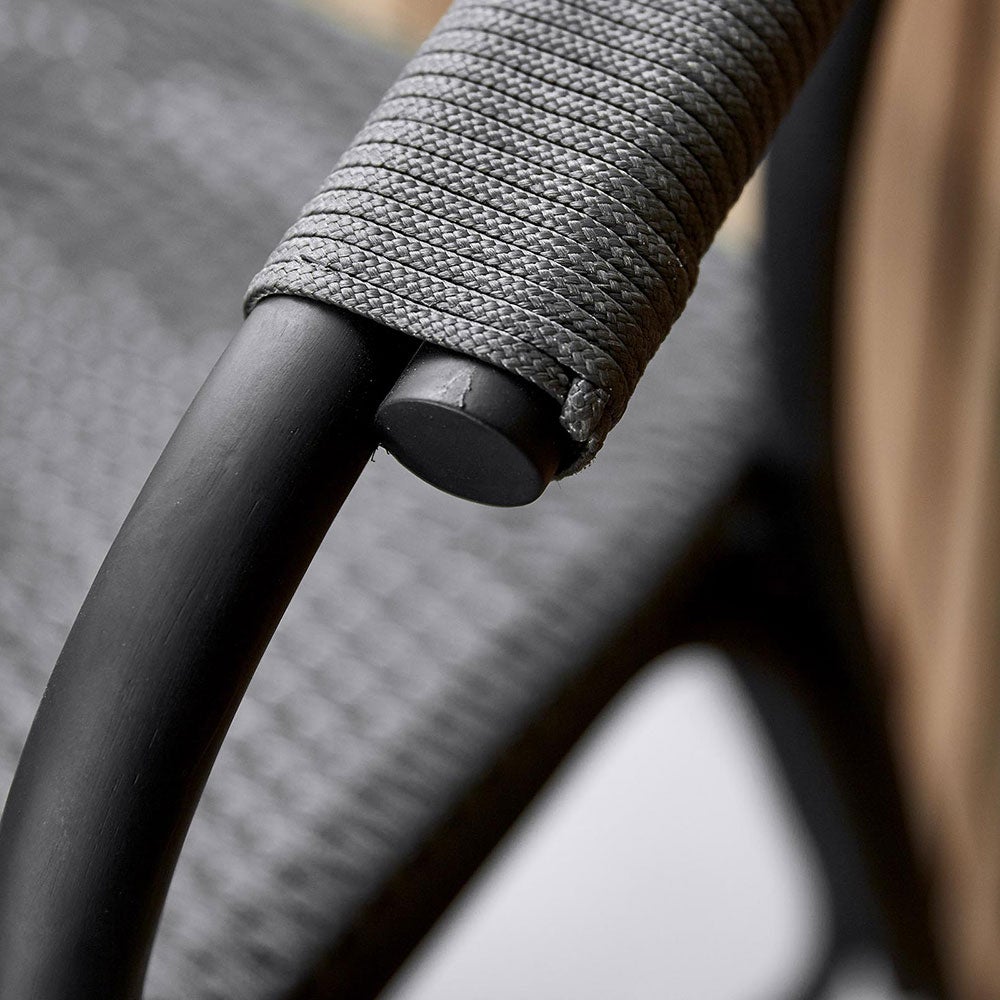 Noble Armchair Black Rattan