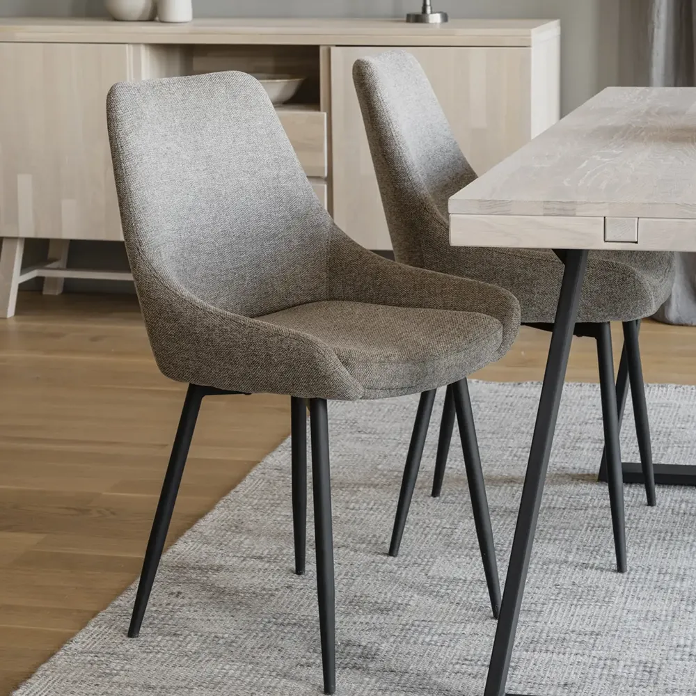 Sierra dining chair beige fabric