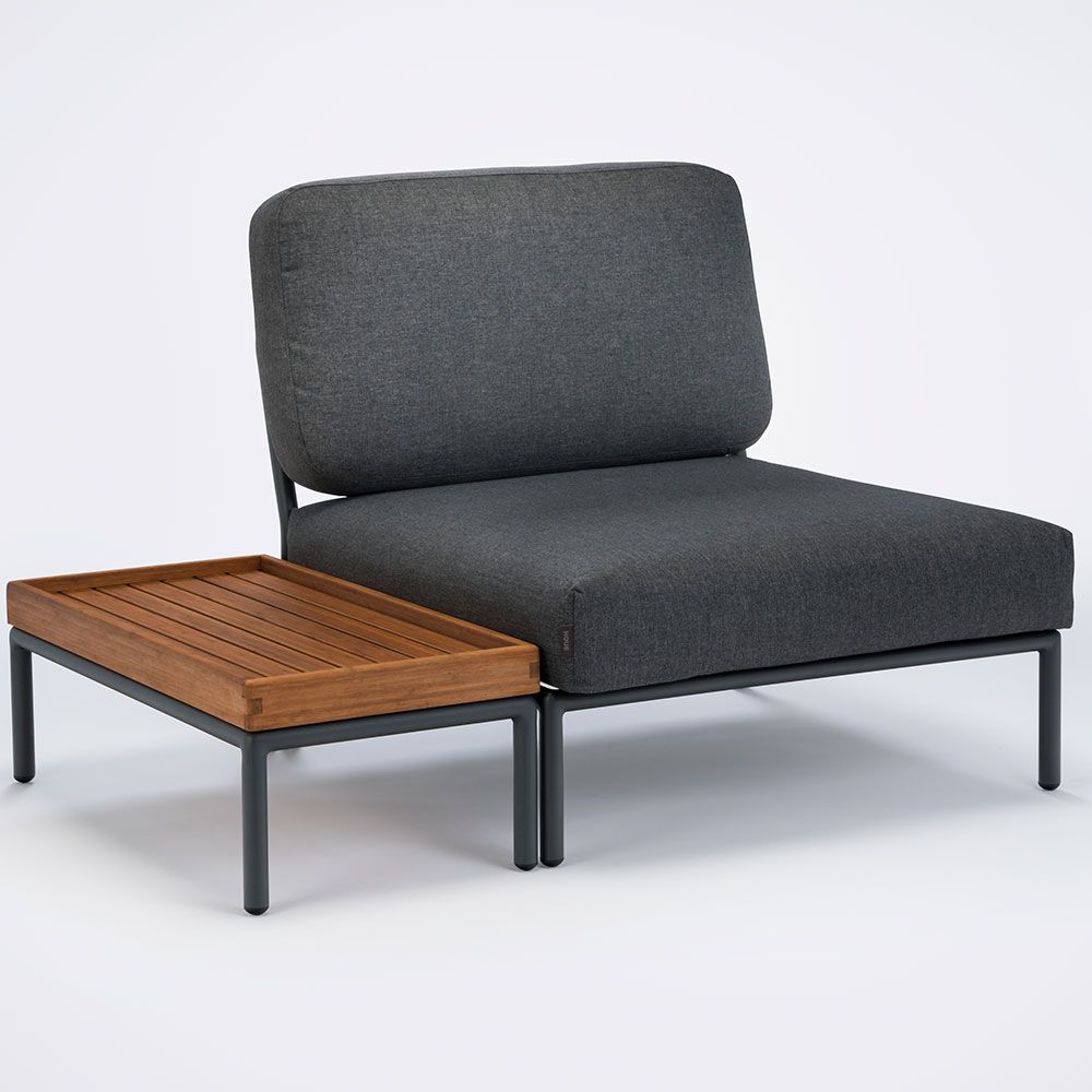 Level middle section grey aluminium