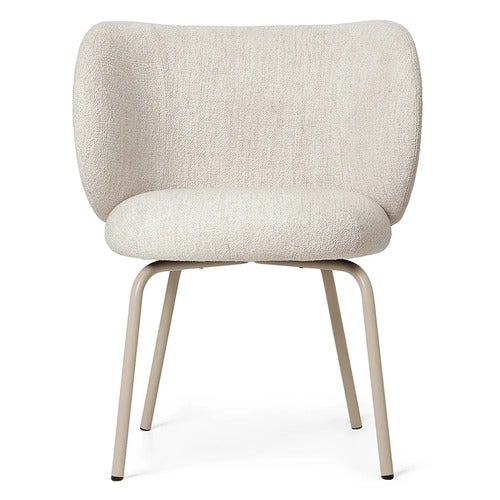 Rico Dining chair Cashmere Bouclé - Off-white