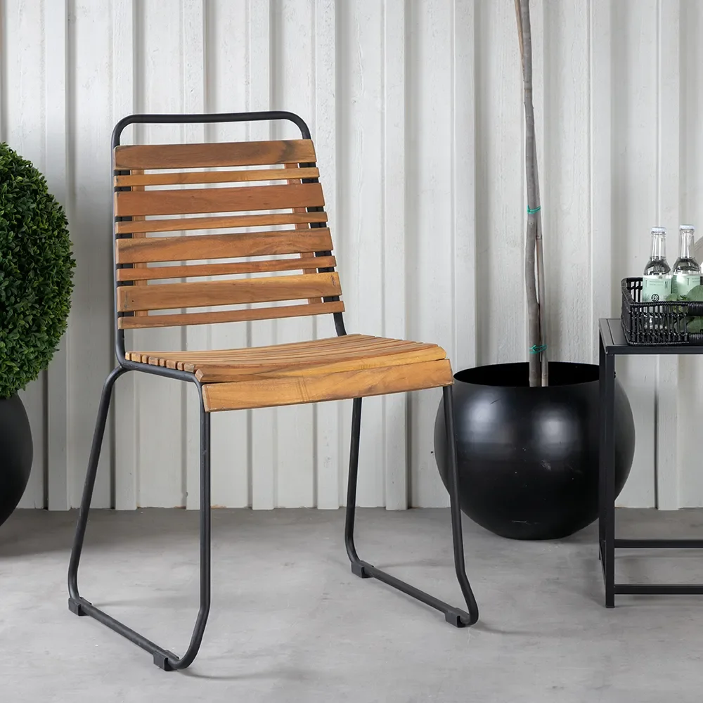 Bois Dining chair acacia 2-pack