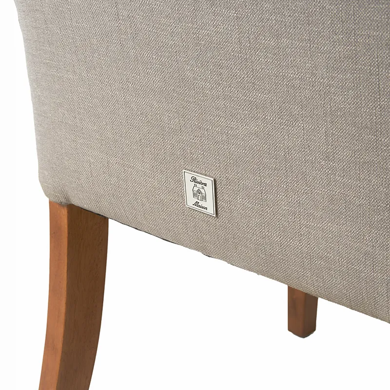 La Scala armchair Linen flax