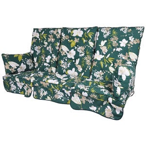 Swing sofa Cushions High Back Green Botanical