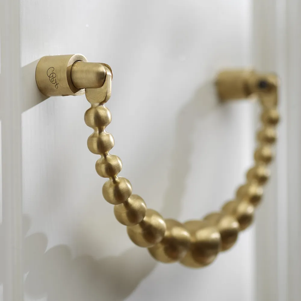 Door knocker Brushed brass