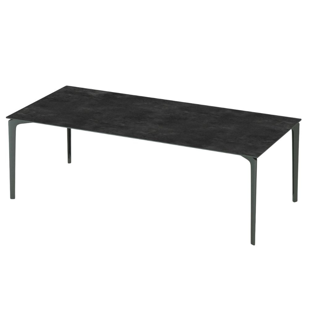 ALLSIZE - TABLE 221x101h74 GRES Metallic Grey / Gres Night