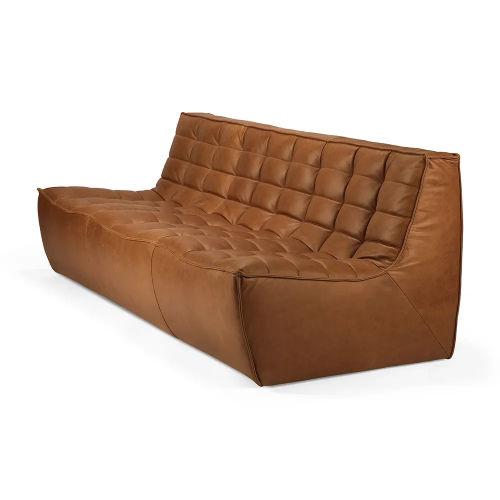 N701 3-seater sofa Leather