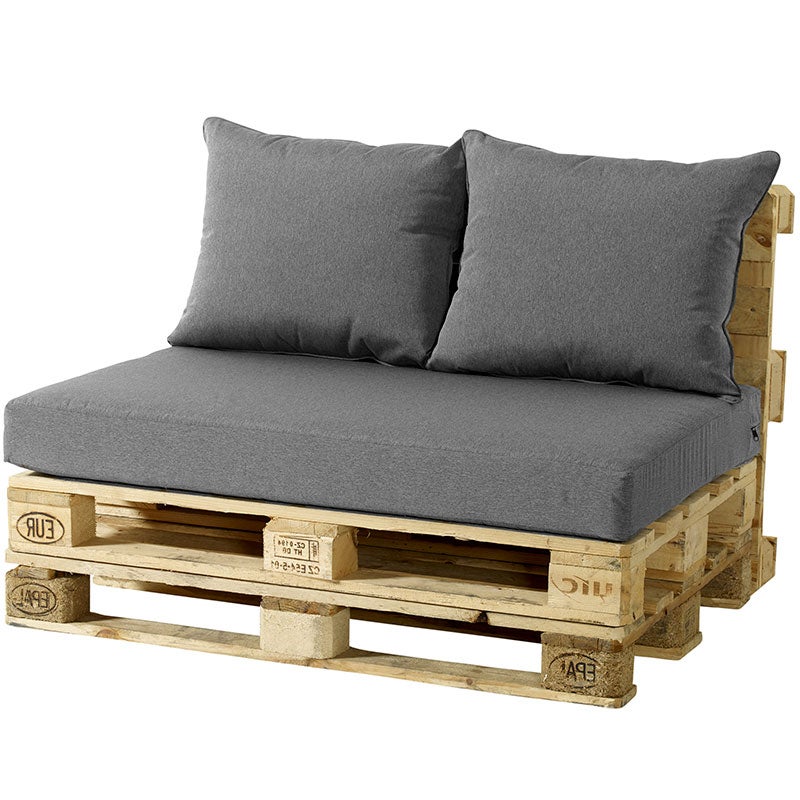 Palle Pallet Cushions Charcoal grey