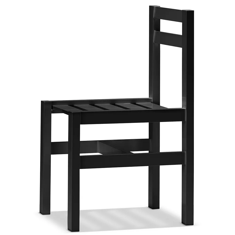 Chair Black Aluminium