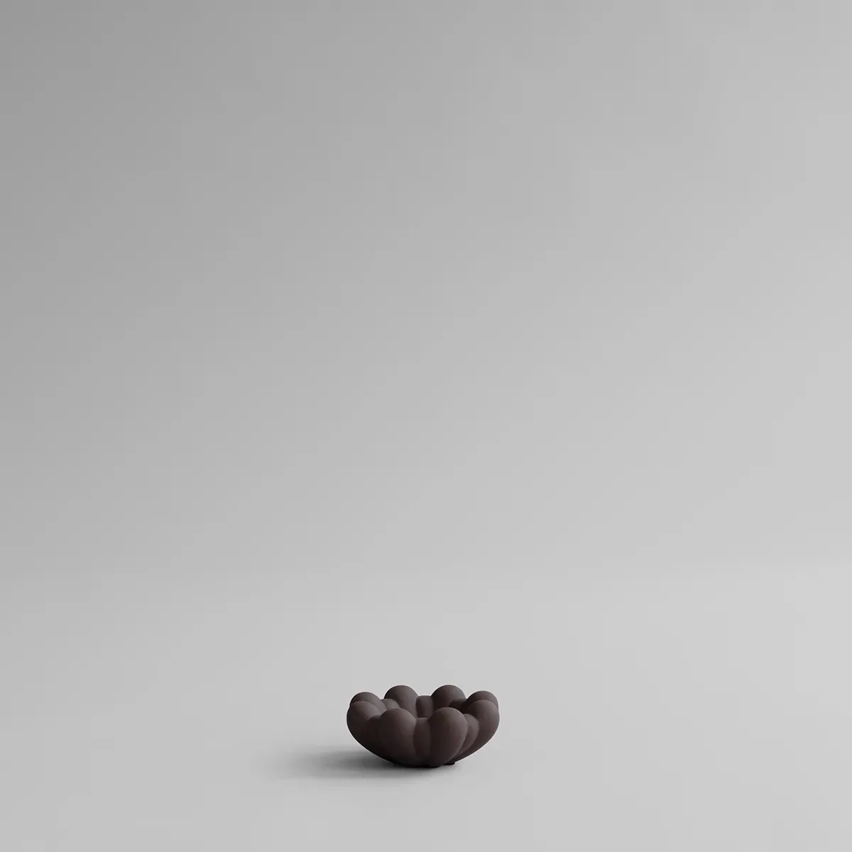 Handmade Decorative Bowl Bloom Chocolate Brown Ø 15,5 cm