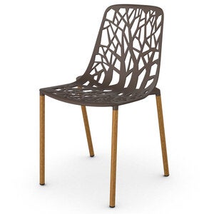 Forest dining chair with Iroko legs 