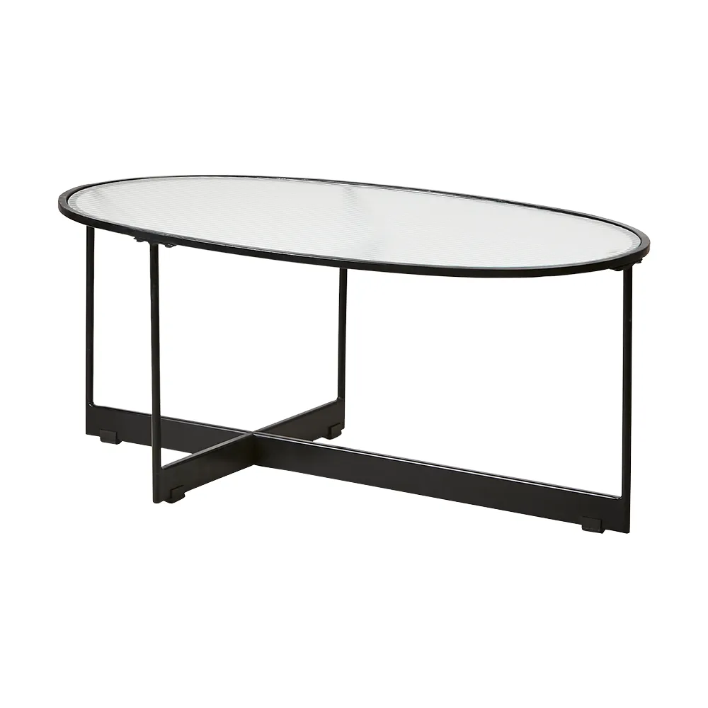 MILAN Table Black/ clear