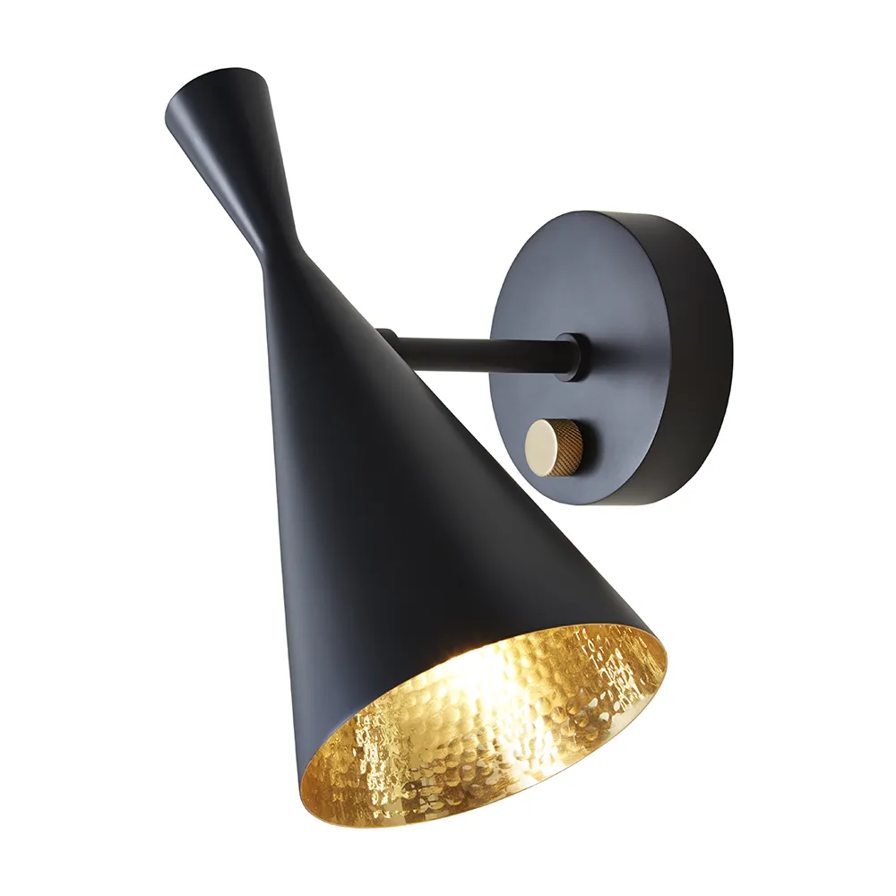 Tom Dixon Beat Wall Black | Buy your lighting from Hulténs