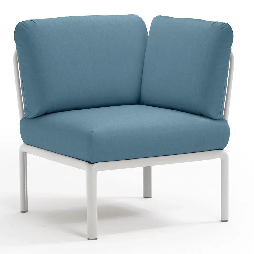Komodo Corner Unit White - Adriatic Sunbrella