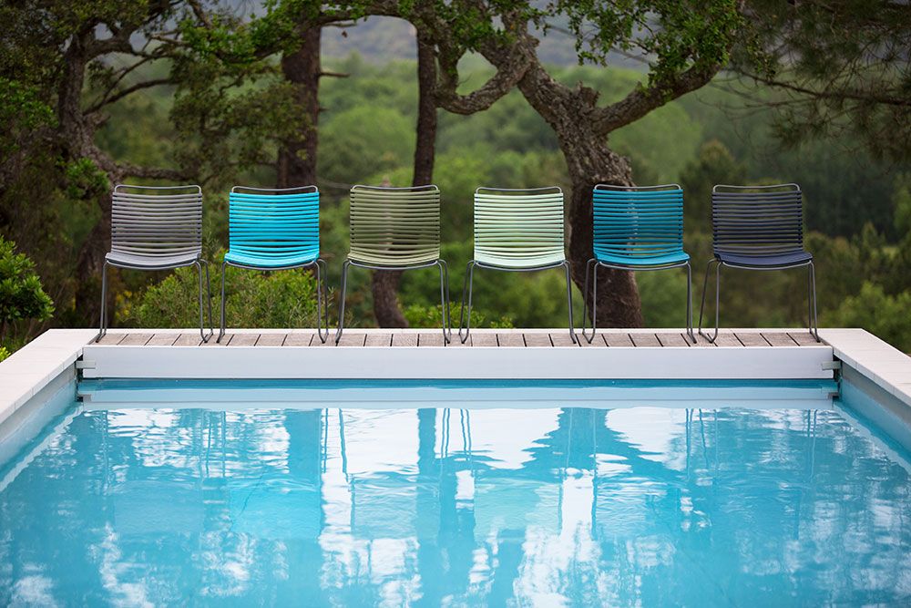 Click chair dove blue