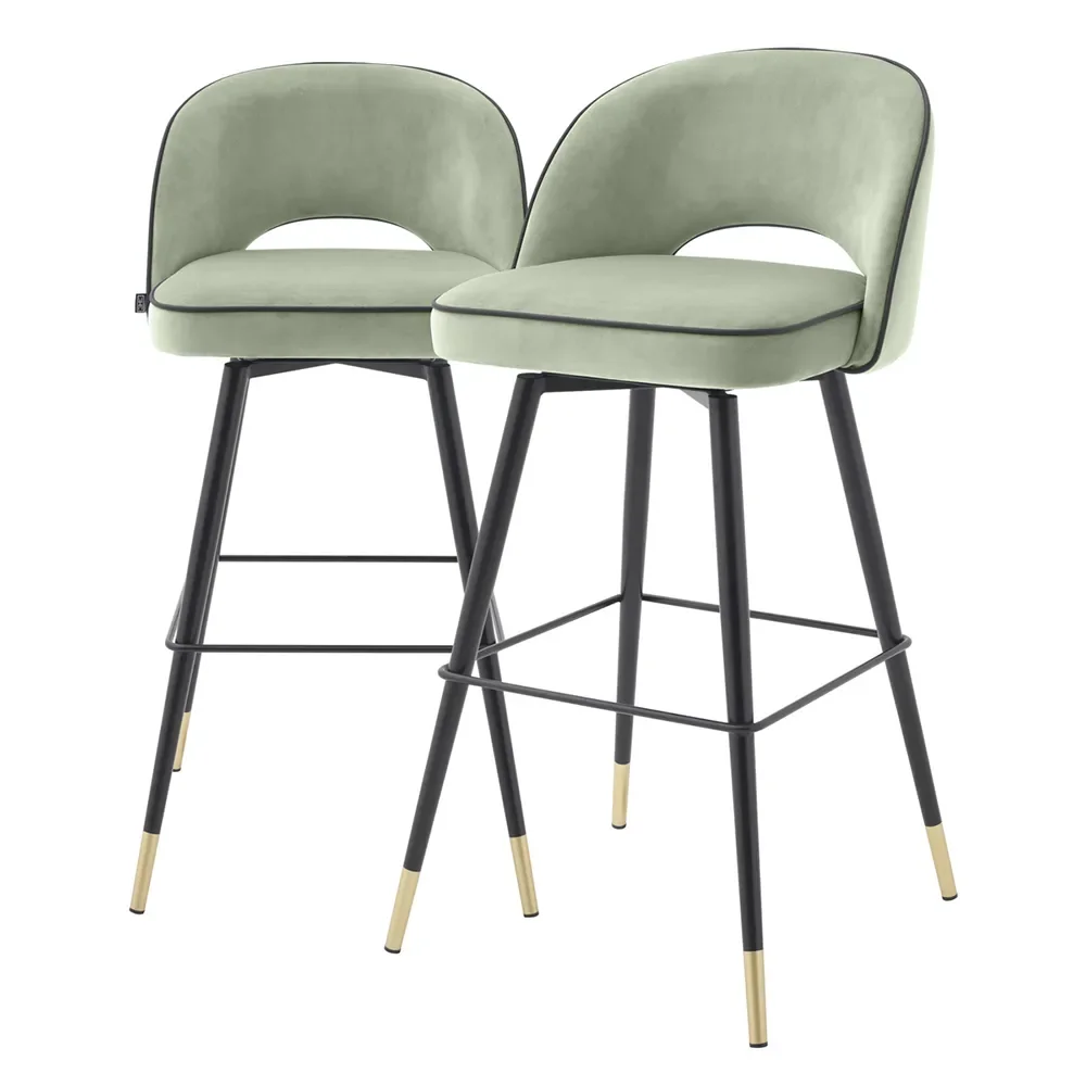 Bar Stool Cliff Savona pistache green