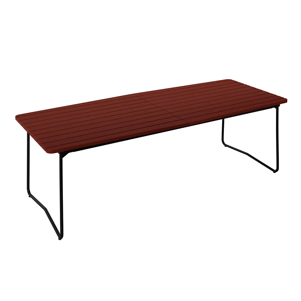 B31 table 230 cm Dark Red / Black