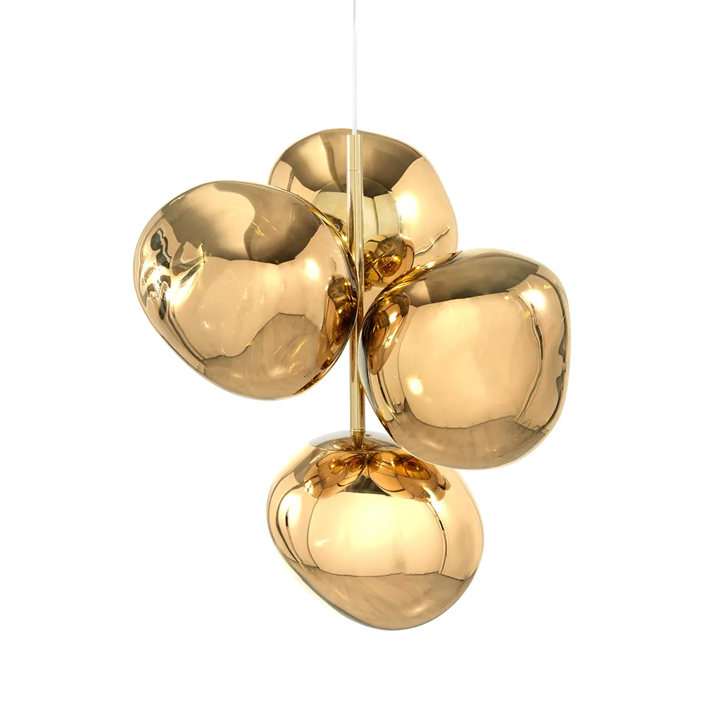Melt Chandelier Mini Gold LED
