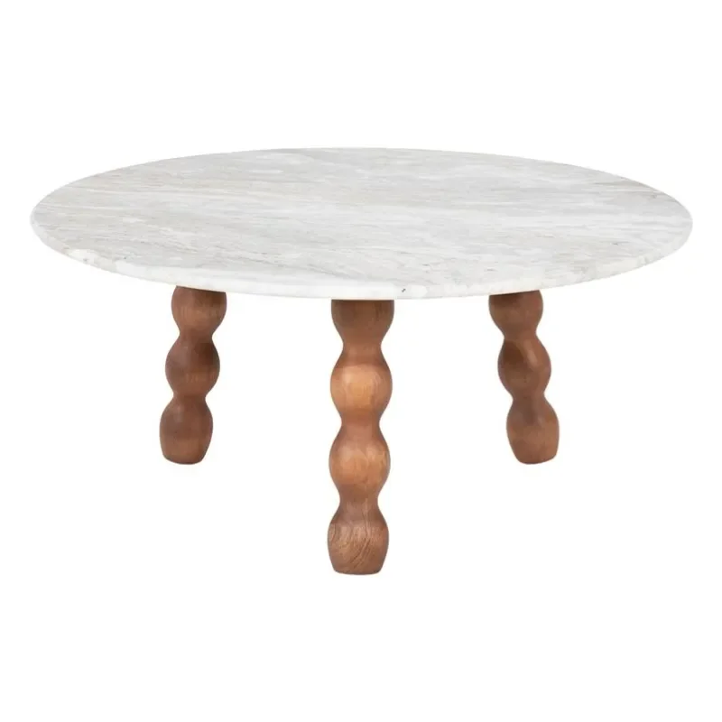 Nelo coffee table 75x75x35 cm brown