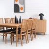 Säro Dining Chair black leather 2-pack