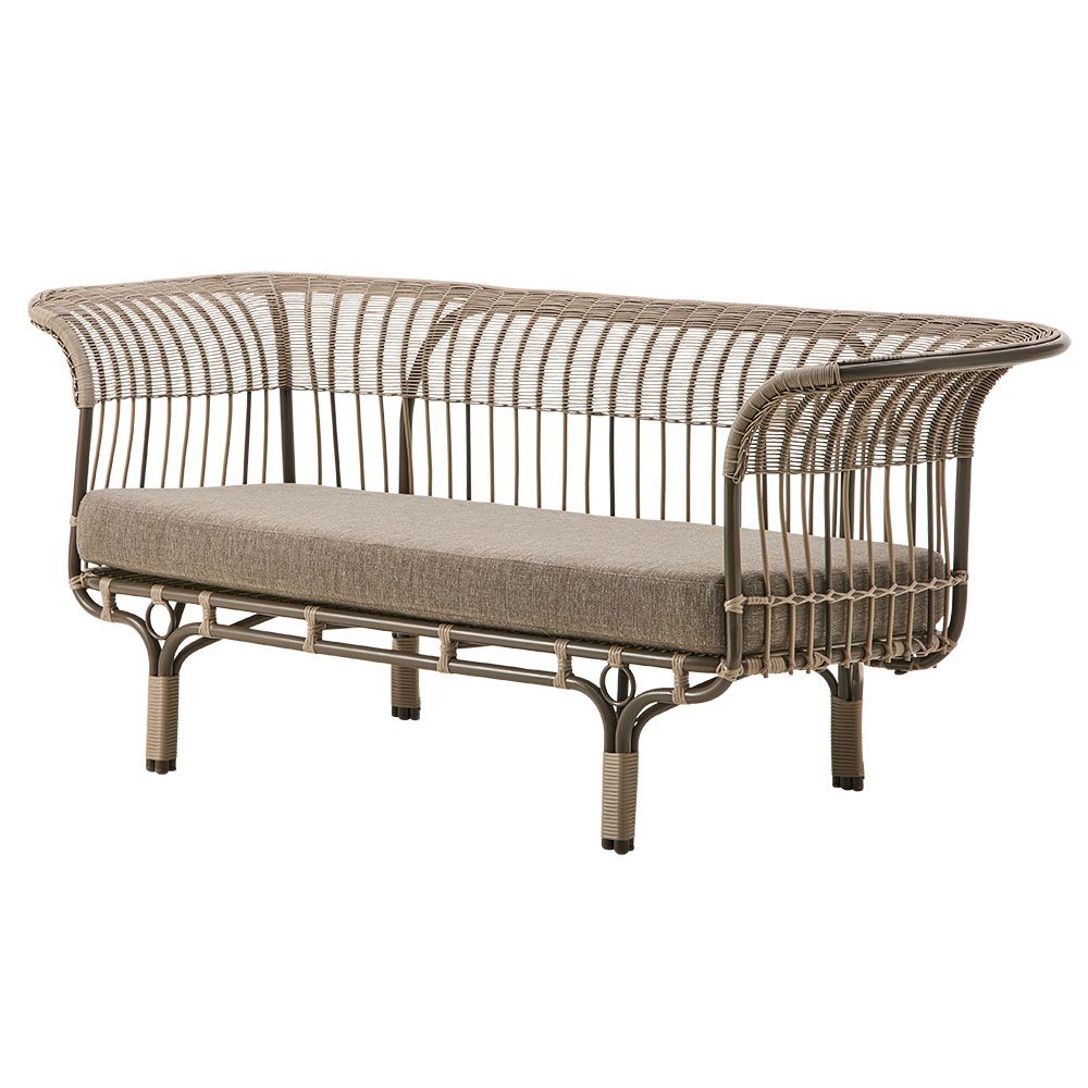 Belladonna Sofa outdoor rattan Moccachino