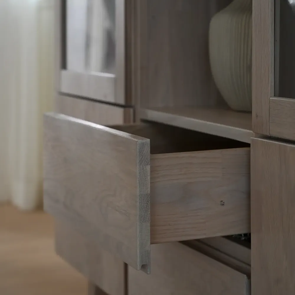 Brooklyn cabinet 130 cm white pigmented oak