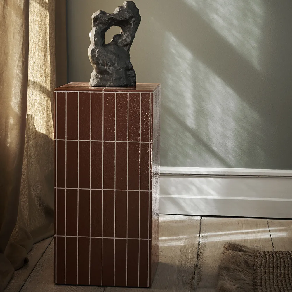 Pillar Pedestal - Brown