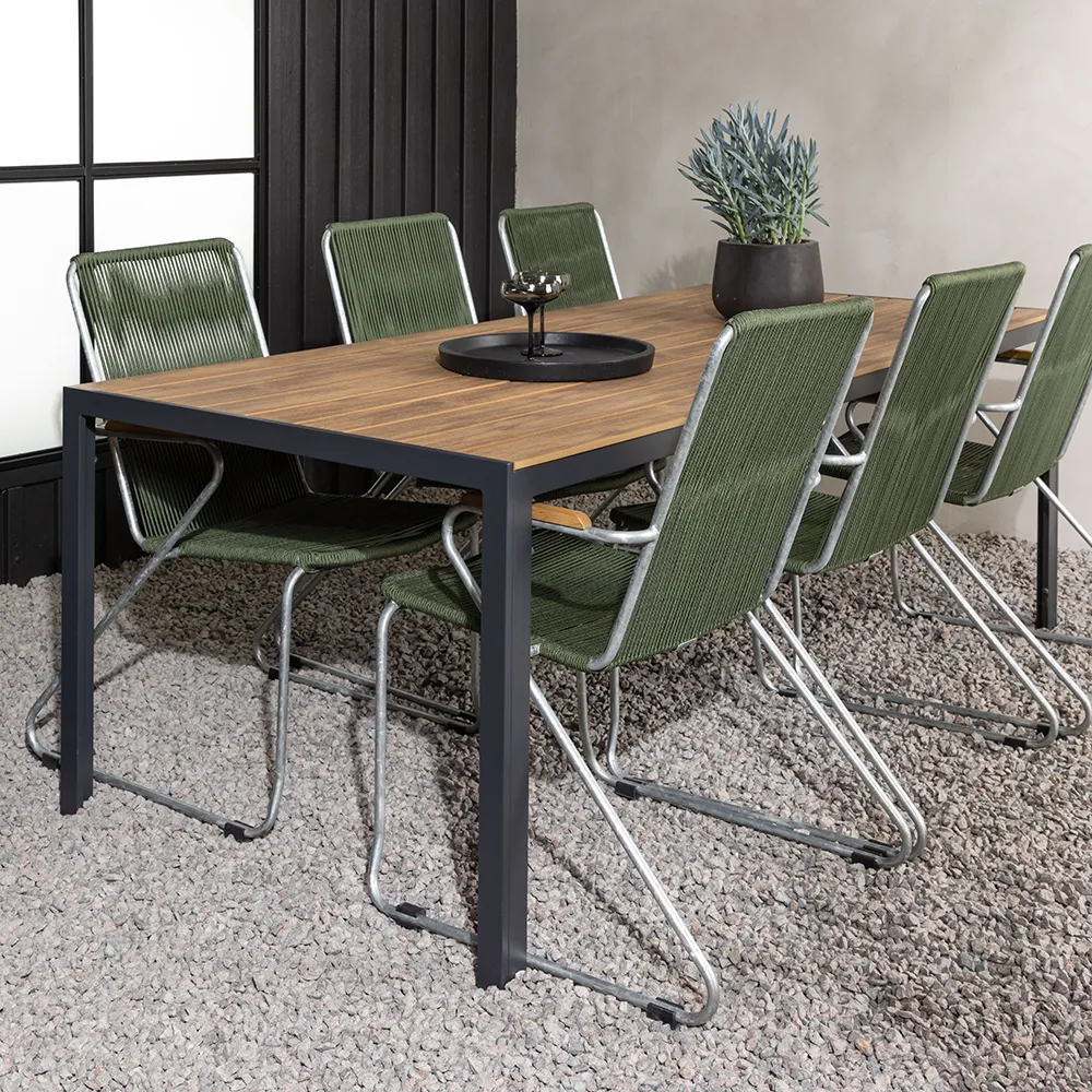 Bois Dining Chair Green 2-pack
