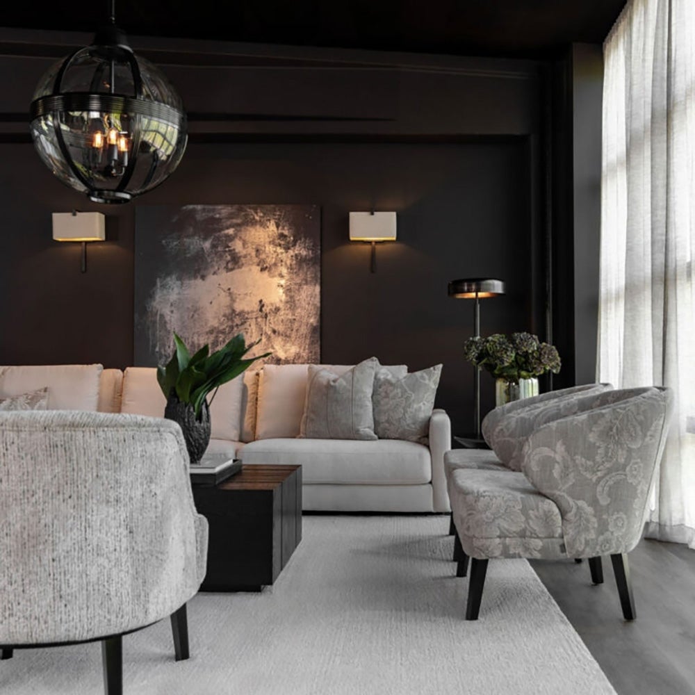 Barrington fabric armchair - Serena flower oyster