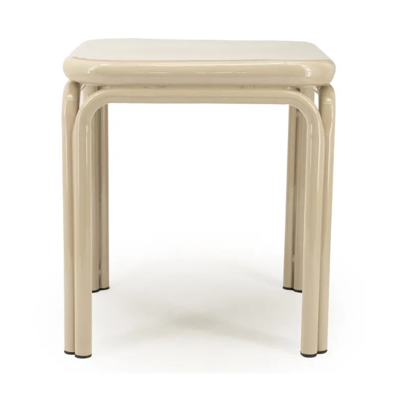 Side table Zilo - beige 43x43x45 cm
